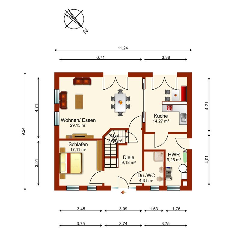 ***VERKAUFT*** Neubau-Einfamilienhaus Das perfekte Zuhause für die Familie – inklusive Grundstück