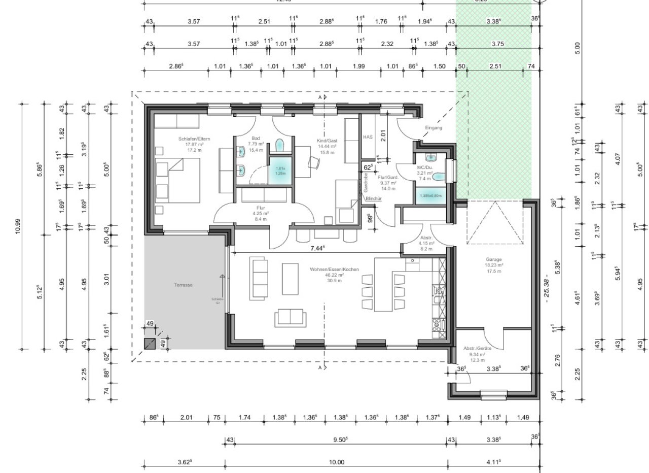 Grundriss – durchdachte Raumaufteilung auf einer Ebene Grundriss – durchdachte Raumaufteilung auf einer Ebene